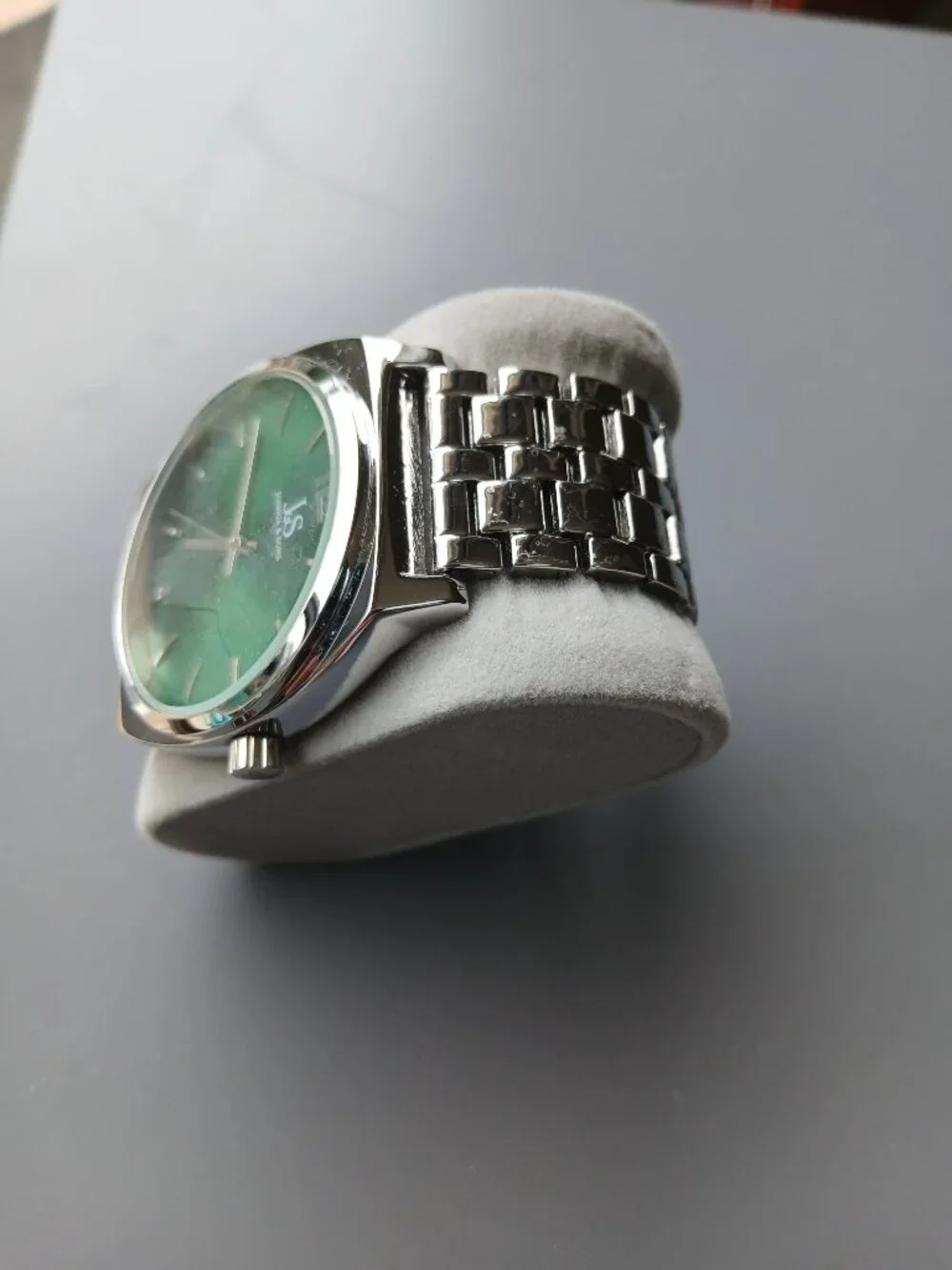 Joshua & Sons - NY Jets Green and Steel Watch